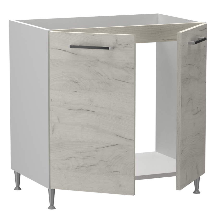 Fanni alsó 2 ajtós mosogatós 80 cm széles elem, egyéni