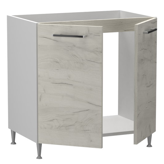 Fanni alsó 2 ajtós mosogatós 80 cm széles elem, egyéni