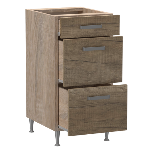 Emma alsó 3 fiókos 40 cm széles elem, egyéni