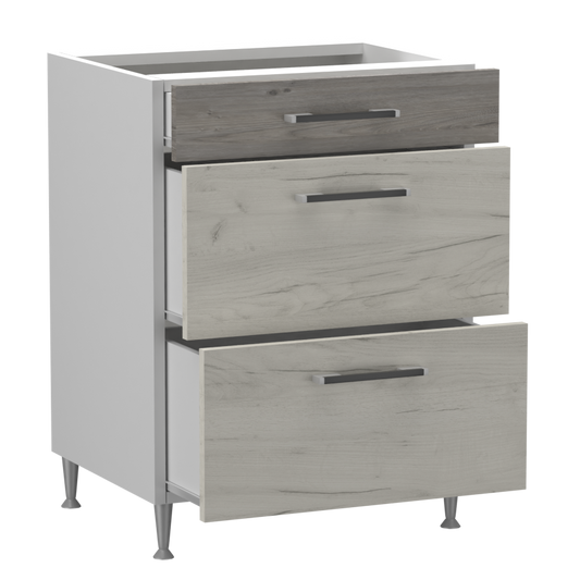 Fanni alsó 3 fiókos 60 cm széles elem, egyéni