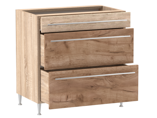 Gréta + alsó 3 fiókos 80 cm széles elem, egyéni