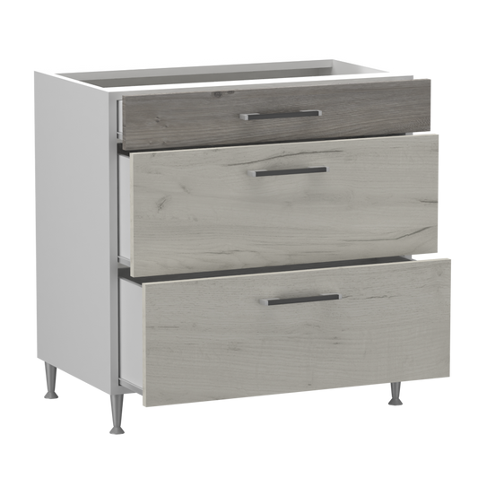 Fanni alsó 3 fiókos 80 cm széles elem, egyéni