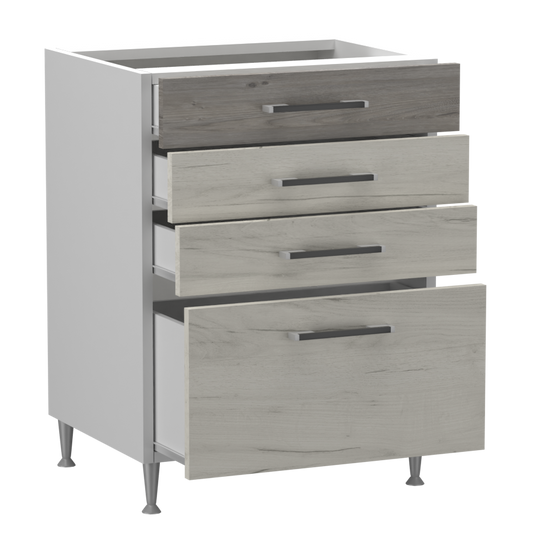 Fanni alsó 4 fiókos 60 cm széles elem, egyéni