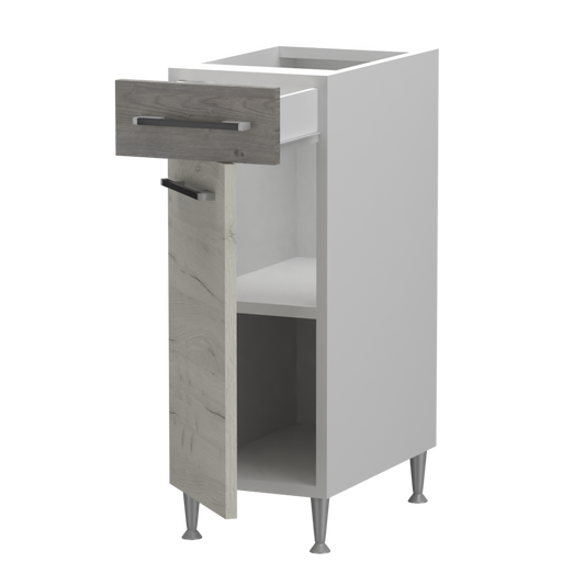 Fanni alsó 1 ajtós 1 fiókos jobbos - balos 30 cm széles elem, egyéni