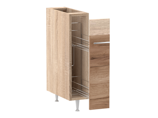 Gréta + alsó kihúzható kosaras 15 cm - 60 cm széles elem, egyéni