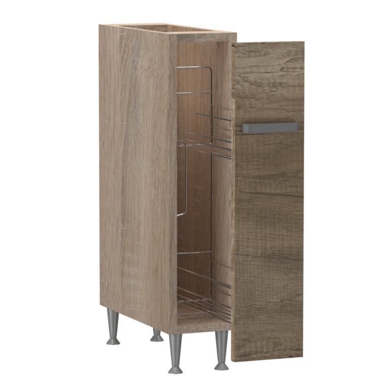 Emma alsó kihúzható kosaras 15 cm széles elem