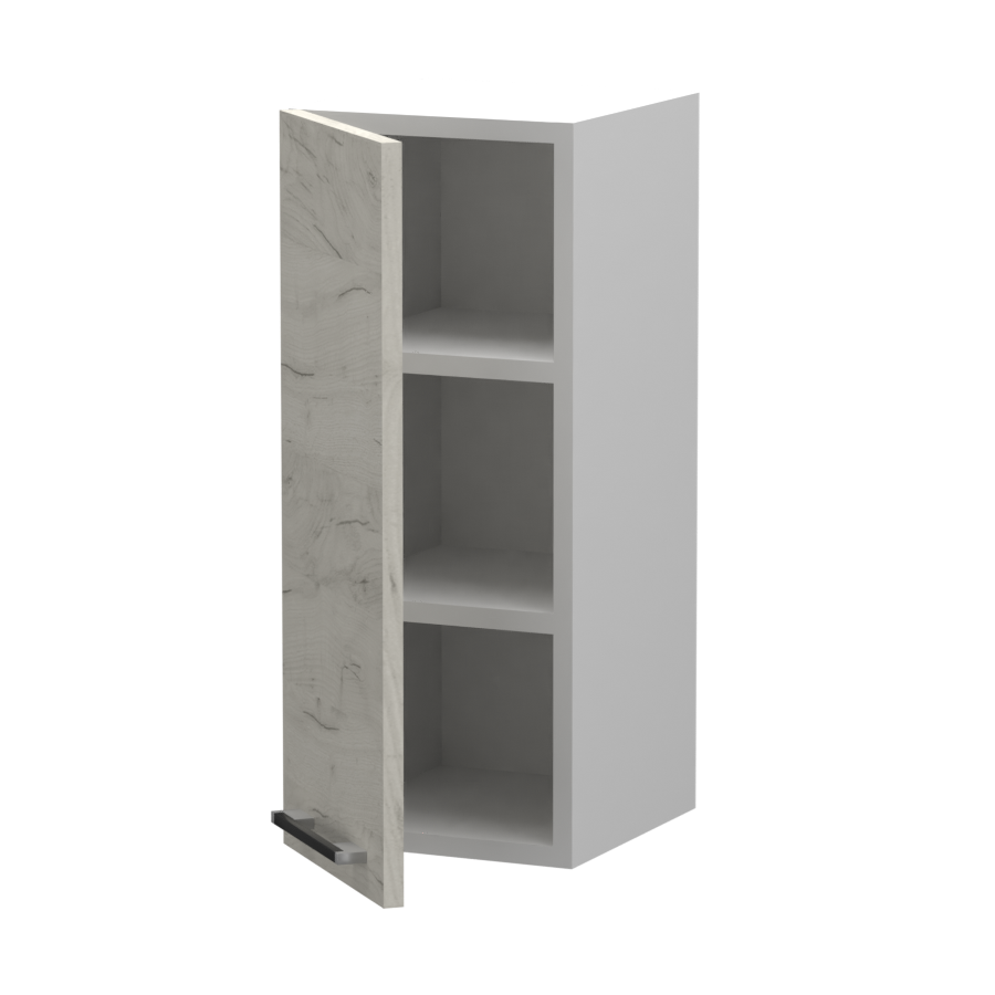 Fanni felső jobbos-balos 1 ajtós 30 cm széles 72 cm magas elem, egyéni