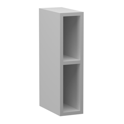 Fehér Felső nyitott 15cm széles konyha elem