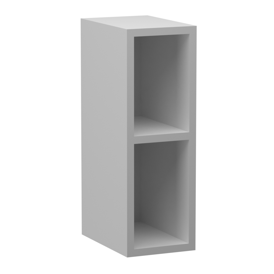 Fehér Felső nyitott 20cm széles konyha elem