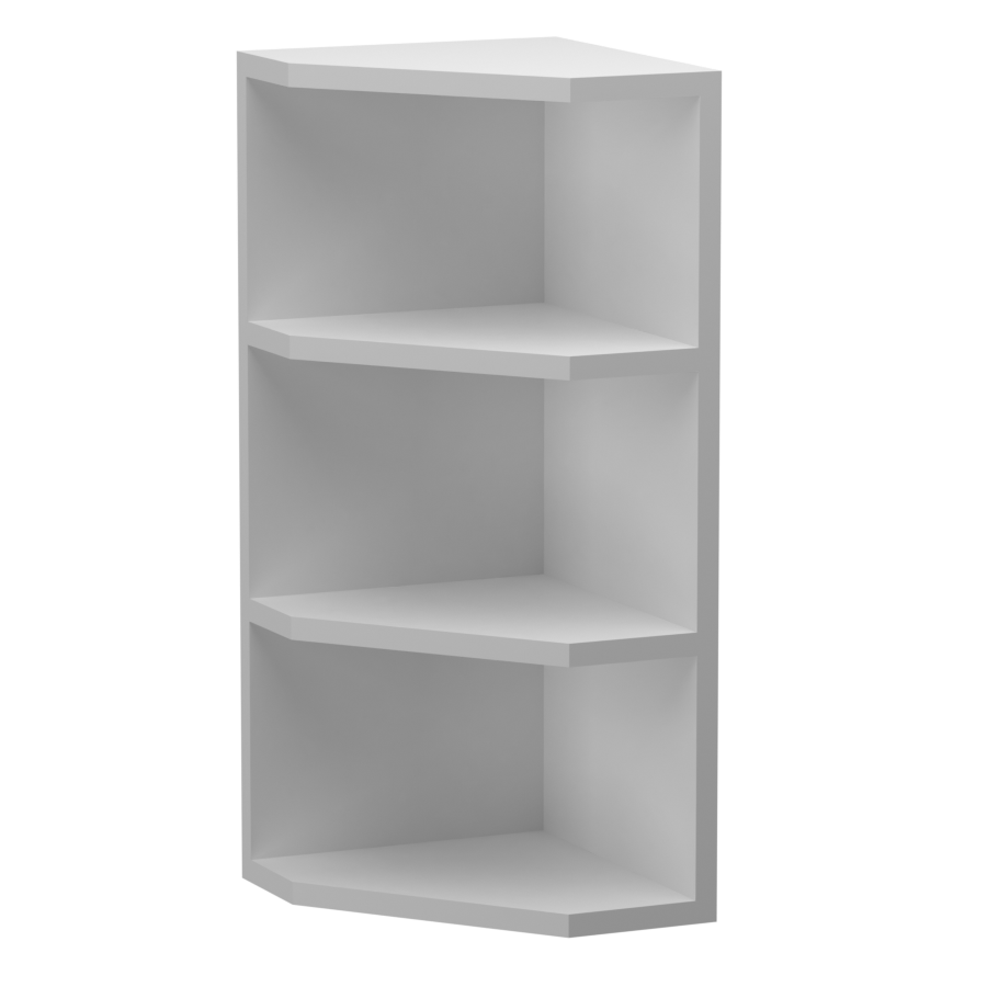 Fehér Felső végzáró 72cm magas 30cm széles