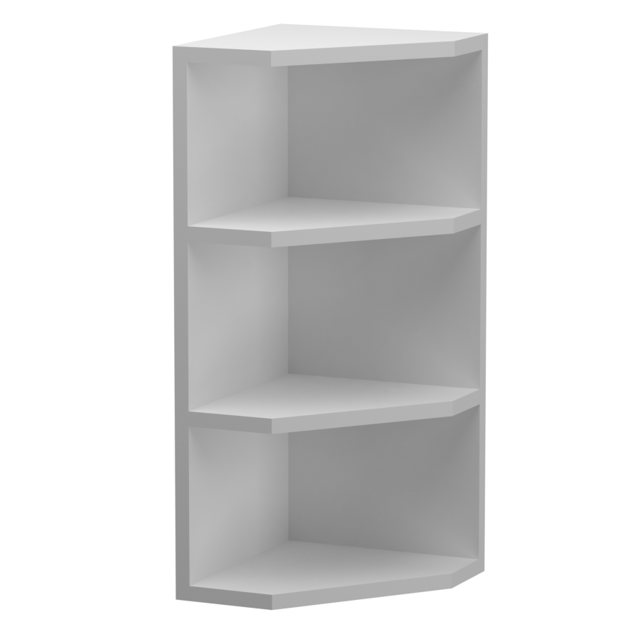 Fehér Felső végzáró 72cm magas 30cm széles