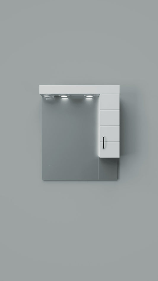MART 55 fürdőszobai tükör világító panellel