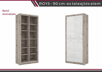 ROY5-90-es teleajtós elem